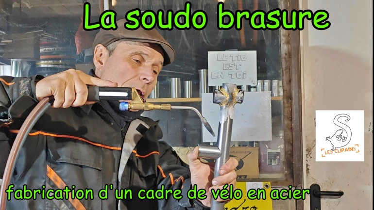 Vidéos fabrication d&rsquo;un cadre de vélo en acier, la série des Clipains