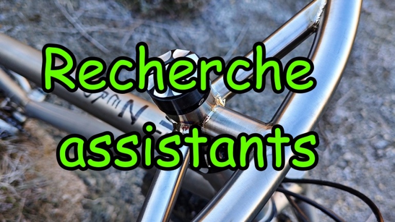 Recherche assistants pour la fabrication d&rsquo;un triangle arrière de tout suspendu en acier et d&rsquo;un combo cintre/potence titane