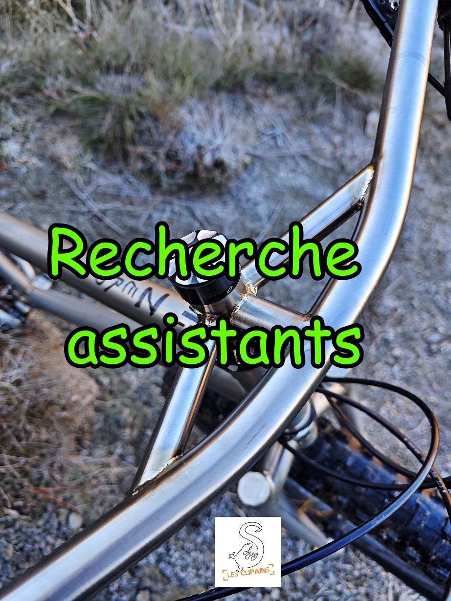 Recherche assistants pour la fabrication d&rsquo;un triangle arrière de tout suspendu en acier et d&rsquo;un combo cintre/potence titane